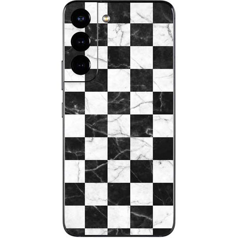 Checkered Marble Galaxy S22 Skin